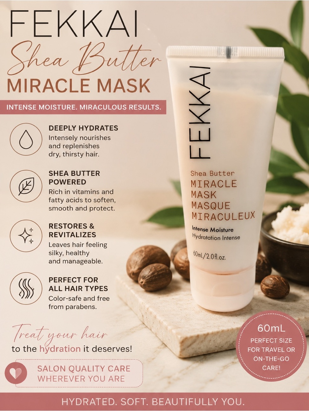 Fekkai Shea Butter Miracle Mask - Intense Moisture (Cream)